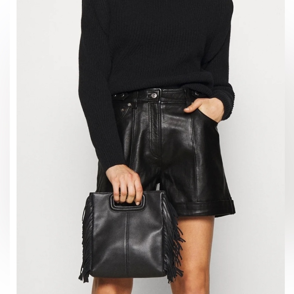 THE KOOPLES Paris Lambskin Shorts. Size: 1 🖤 - Picture 2 of 16